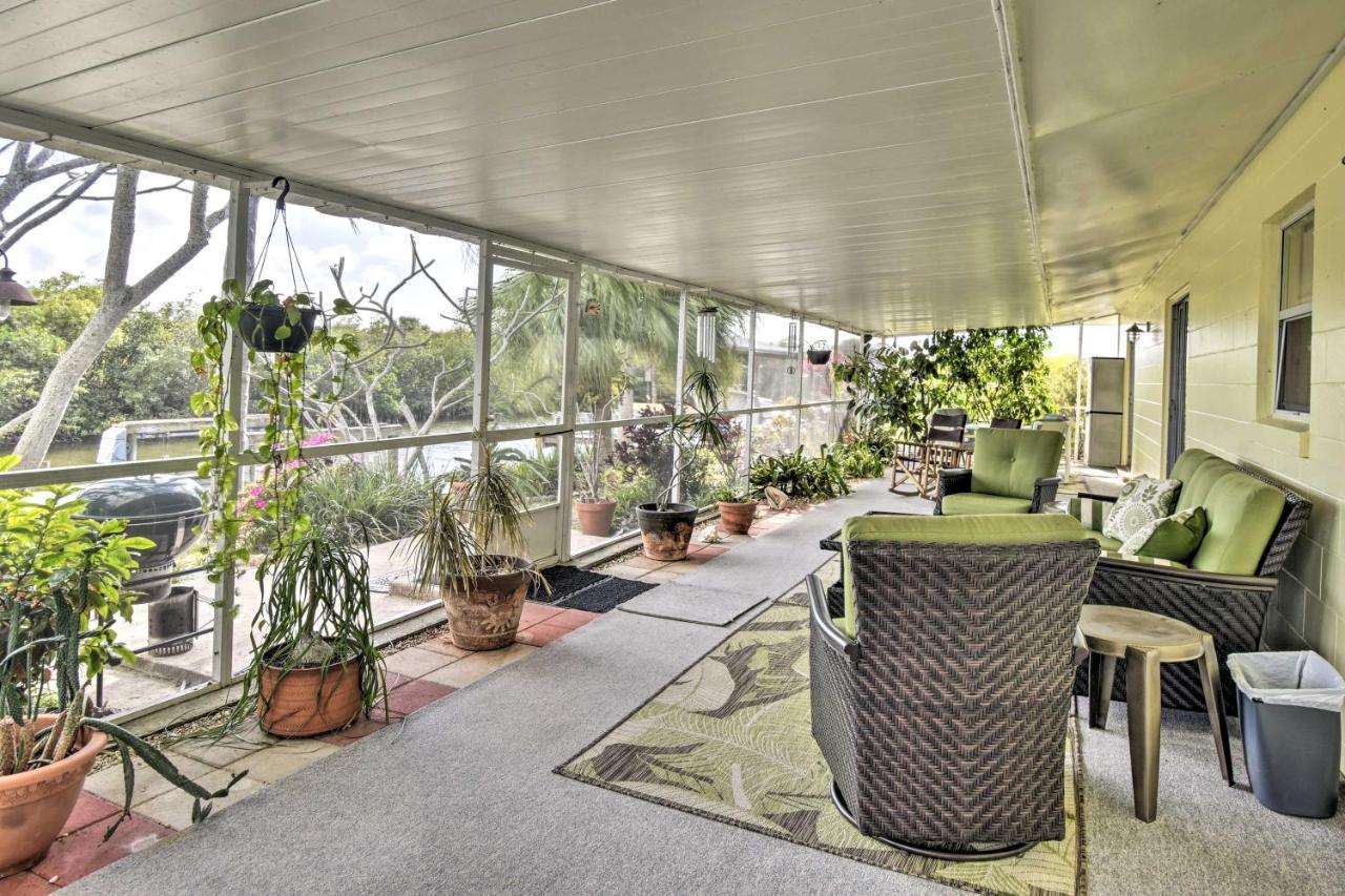 Merritt Island Home With Boat Dock On Canal Front! Bagian luar foto